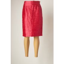 PAULE VASSEUR - Jupe mi-longue rose en soie - Femme - Taille 38 - Modz