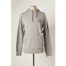 HUF - Sweat-shirt à capuche gris en coton pour homme - Taille XS - Modz