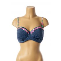 SUNFLAIR - Haut de maillot de bain bleu en polyamide - Femme - Taille 100G - Modz