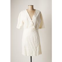 DAY OFF - Robe courte beige en coton - Femme - Taille 40 - Modz