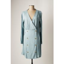 VILA - Robe courte bleu en viscose - Femme - Taille 40 - Modz