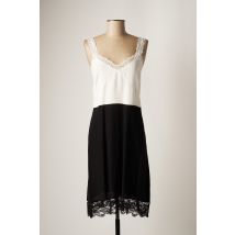 PAUL & JOE - Robe mi-longue noir en soie - Femme - Taille 36 - Modz