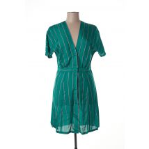 SESSUN - Robe mi-longue vert en viscose - Femme - Taille 38 - Modz