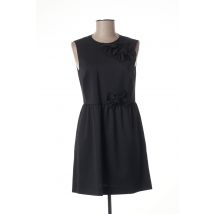 RED VALENTINO - Robe courte noir en laine vierge - Femme - Taille 34 - Modz