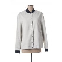 CUISSE DE GRENOUILLE - Veste chic gris en coton - Femme - Taille 36 - Modz
