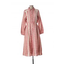 AMENAPIH - Robe mi-longue rouge en coton - Femme - Taille 38 - Modz