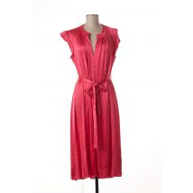 PAUL & JOE - Robe longue rose en viscose - Femme - Taille 40 - Modz