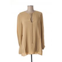 THEORY - Tunique manches longues marron en soie - Femme - Taille 34 - Modz