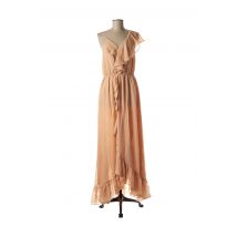 MES DEMOISELLES...PARIS - Robe longue beige en soie - Femme - Taille 40 - Modz