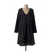 DAY OFF - Robe mi-longue noir en polyester - Femme - Taille 36 - Modz