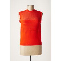 CARVEN - Pull orange en coton - Femme - Taille 38 - Modz