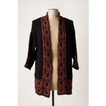 SACK'S - Gilet manches longues noir en coton - Femme - Taille 36 - Modz