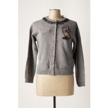 RED VALENTINO - Gilet manches longues gris en laine - Femme - Taille 38 - Modz