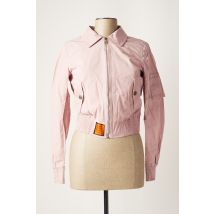 BOMBERS - Blouson rose en polyester - Femme - Taille 36 - Modz