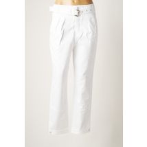 PAUL & JOE - Pantalon droit blanc en coton pour femme - Taille 40 - Modz