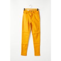 VILA - Pantalon 7/8 orange en coton - Femme - Taille 36 - Modz