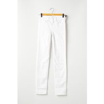FOR ALL MANKIND - Pantalon slim blanc en coton - Femme - Taille W24 - Modz