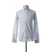 BELLEROSE - Chemise manches longues bleu en coton - Homme - Taille S - Modz