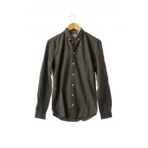 MINIMUM - Chemise manches longues vert en coton - Homme - Taille XS - Modz