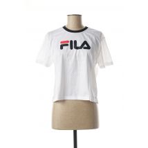FILA - T-shirt blanc en polyester - Femme - Taille 34 - Modz