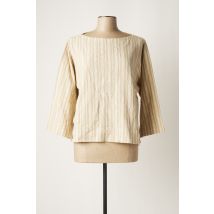 POMANDERE - Blouse beige en coton pour femme - Taille 42 - Modz