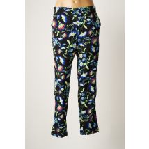 DAY OFF - Pantalon droit bleu en polyester - Femme - Taille 40 - Modz