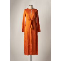 DAY OFF - Robe longue orange en polyester - Femme - Taille 38 - Modz