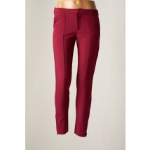DAY OFF - Pantalon slim rouge en polyester - Femme - Taille 36 - Modz