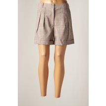 DAY OFF - Short beige en polyester - Femme - Taille 38 - Modz
