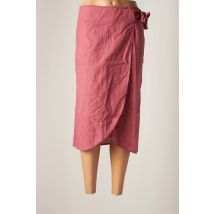 DAY OFF - Jupe mi-longue rose en coton - Femme - Taille 38 - Modz