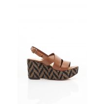 TILA MARCH - Sandales/Nu pieds marron en cuir - Femme - Taille 36 - Modz