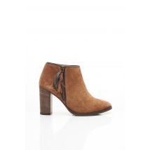 N.D.C - Bottines/Boots marron en cuir - Femme - Taille 36 - Modz