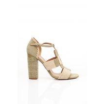 PURA LOPEZ - Espadrilles vert en cuir - Femme - Taille 38 - Modz