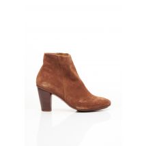 N.D.C - Bottines/Boots marron en cuir - Femme - Taille 37 - Modz