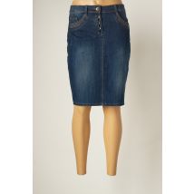 BX - Jupe mi-longue bleu en coton - Femme - Taille 34 - Modz