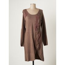 MYRINE ANTWERP - Robe pull marron en laine - Femme - Taille 36 - Modz