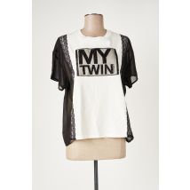 MY TWIN - T-shirt blanc en coton - Femme - Taille 36 - Modz