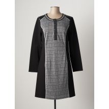 LESLIE - Robe mi-longue noir en polyester - Femme - Taille 42 - Modz