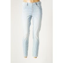 GUESS - Pantalon 7/8 bleu en coton - Femme - Taille TU - Modz