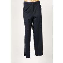 GRIFFON - Pantalon droit bleu en polyester - Femme - Taille 50 - Modz
