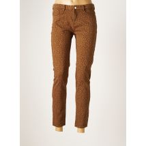 ONE STEP - Pantalon 7/8 beige en coton pour femme - Taille 38 - Modz