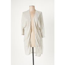 ICHI - Gilet manches courtes gris en polyester - Femme - Taille 36 - Modz