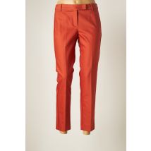 MARELLA - Pantalon chino orange en coton pour femme - Taille 38 - Modz