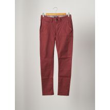 SUPERDRY - Pantalon chino marron en coton pour femme - Taille W30 L32 - Modz