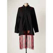KOKOMARINA - Tunique manches longues noir en coton - Femme - Taille 46 - Modz