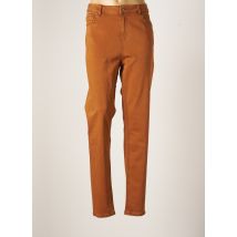 YESTA - Pantalon slim jaune en coton - Femme - Taille 54 - Modz