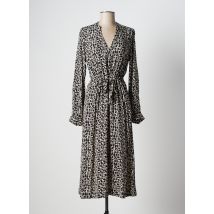 STELLA FOREST - Robe mi-longue noir en viscose - Femme - Taille 40 - Modz