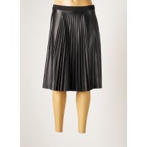 COMMA - Jupe mi-longue noir en polyurethane - Femme - Taille 40 - Modz