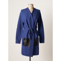 GERARD DAREL - Gilet manches longues bleu en laine - Femme - Taille 38 - Modz