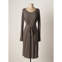 WEEKEND MAXMARA - Robe mi-longue marron en viscose - Femme - Taille 42 - Modz